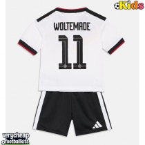 Germany Nick Woltemade #11 Replica Home Minikit World Cup 2026 Short Sleeve (+ pants)